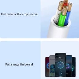 NNBILI 3-1Pcs 120W 10A Fast Universal PD Dual Type C Quick Charging Cable Data Wire Cord for Samsung IPhone 18 17 HUAWEI Xiaomi