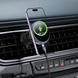 ACEFAST Qi2 25W Magnetic Wireless Fast Charging Car Holder For iPhone 17 16 Pro Max Wireless Charger Air Vent Clip For Samsung
