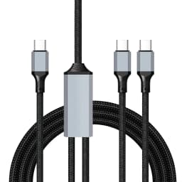 100W USB C to USB C Cable,3 in 1 Multi Fast Charging Cord for Multiple Devices,Compatible with iPhone 17,Galaxy S24,Power Bank
