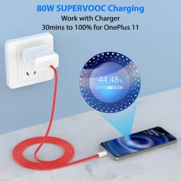 For OnePlus 80W SuperVOOC EU Fast Charger For OnePlus 10 Pro 11 12 13 15 Nord CE 2 3 OPPO realme 10 GT NEO 2 3 Type C USB Cable