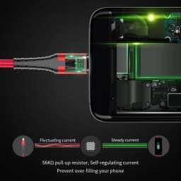 Essager LED Micro USB Cable For Xiaomi Samsung Android 3A Fast Charging Data Wire Cord Microusb Charger Mobile Phone Cable 2M 3M