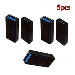 USB-C to USB 3.0 Adapter, USB to USB-C Adapter, USB 3.0 Female to USB-C Female Adapter Connector Compatible With Google Pixel, E