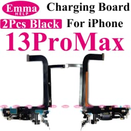2Pcs Charging Flex Cable for iPhone 11 15 13 14 16 Pro Max Dock Connector USB Charger Port Ribbon