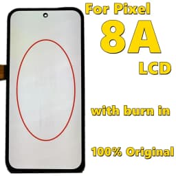 Original LCD For Google Pixel 8A LCD For Google Pixel 8A Display LCD Screen Touch Digitizer Assembly With burn shades