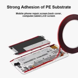 【C】10M Double-Sided Tape For Mobile Phone Repair 2/3/5/10mm Self-Adhesive Foam Sticker For Touch Screen LCD Panel Cellphone Fix