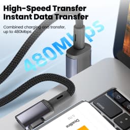 0.15M 0.25M 0.5M Short Elbow USB Type C Cable 66W USB A To Type C Fast Charging Cable for iphone 15 16 Huawei Samsung Xiaomi