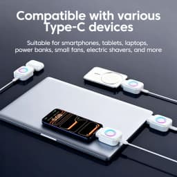  Type-C Fast Charge Safety Separator Automatically Cut Power When Fully Charged Protect Phone Battery Health Anti-Overcharge