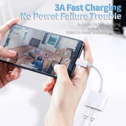 2-in-1 Audio Adapter USB C to 3 5 MM Jack Type-C Charging 3.5MM Aux Cable for Samsung Xiaomi Huawei Wired Headphones Connector