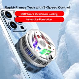 Magnetic Semiconductor Phone Cooler 3 Levels Temperature Control Radiator With RGB Lights Smartphones Universal Accessories