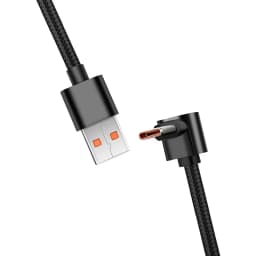 90 Degree Elbow 60W USB Type C Fast Charging Data Cable Mobile Phone For iPhone Samsung Xiaomi Huawei Quicked Charger Cord 1m/2m
