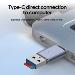 Elough USB 3.0 Card Reader SD TF Card Reader USB C adaptador usb a tipo c High Speed Cardreader For Phone Accessories