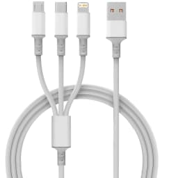3 in 1 USB Charge Cable 6A 120W for Huawei/Honor Portable Micro USB TypeC Cable Charging Cable For iPhone 14 Samsung