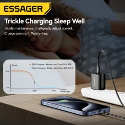 Essager 25W USB C Charger PD Fast Charge Charger Quick Phone Charger for iPhone 16 15 Pro Max Xiaomi 14 Oneplus Xiaomi Samsung