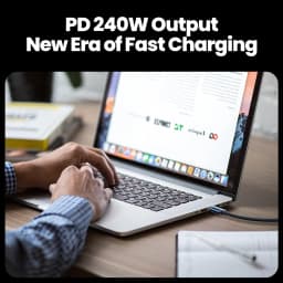 Toocki 240W USB C To USB C Cable PD 3.1 Fast Charge Display Type C To Type C Cable For Macbook iPhone 17 16 Pro Max Samsung S25