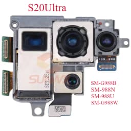 For Samsung Galaxy S20 Ultra 5G SM-G988B Camera Set Telephoto + Depth + Wide + Main Camera SM-G988U G988N G988W