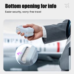 Shockproof Silicone Case for Anker Nano Power Bank (10,000mAh 45W) A1638 Protective Cover with Precise Cutouts for Travel Flight