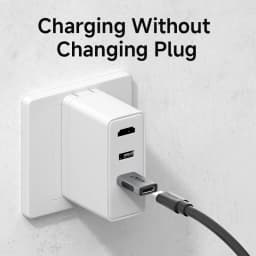 Hagibis USB A Male to USB C Female Adapter 10Gbps High-Speed Data Transfer 60W Fast Charging Conventer Plug for Macbook Tablet