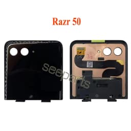 AMOLED For Motorola Razr 50 LCD Display For Moto Razr 50 Ultra Screen Main LCD And Secondary LCD Repair Parts
