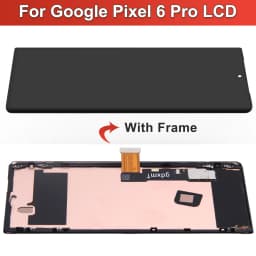 Super AMOLED LCD With Frame For Google Pixel 6 Pro LCD For Google Pixel 6Pro GLUOG G8VOU Display Screen Touch Digitizer Assembly