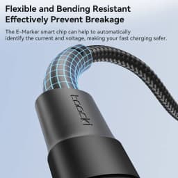 Toocki 5PCS 2.4A Micro USB Cable Fast Charging For Huawei Xiaomi Samsung Realme OPPO Android Phones USB Micro Charge Data Cord