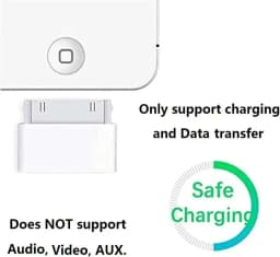 30Pin Adapter 8Pin Male Lighting To 30Pin Female Charging Sync Converter For iPhone 4 4S IPad 2 3 IPod Touch Charger Accessories