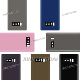 LCD Battery Back Cover For Samsung Galaxy Note 8 Battery Back Cover Glass Panel Rear Door Battery Housing Case Adhesive Replace