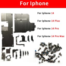 Complete Full Screw Set Metal Internal Bracket Replacement Parts Shield Plate Cover For IPhone 11 12 13 14 Pro Max Mini 14 Plus
