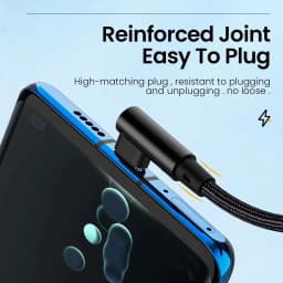 NNBILI Micro USB Cable 90 Degree USB Cable For Samsung S7 Xiaomi Android Smartphone Phone UsbC Cable 2.4A Fast Charging 1m/2m/3m