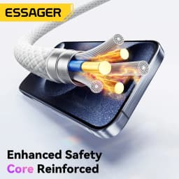 Essager 60W USB Type C to Type C Cable For iphone 16 15 14 Pro Xiaomi Huawei Fast Charging USB C Cable For Samsung Fast Cable