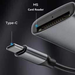 Memory Stick Card Reader USB C to MS Card Reader for iPhone MS PRO/MS DUO Adapter Compatible with iPhone 15/MacBook Pro/Air 2023