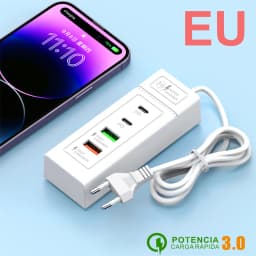 15W USB Charger Multi Ports Fast Charging Type C Phone Charger For iPhone 15 Samsung Xiaomi Quick Charge EU/US Plug Wall Charger
