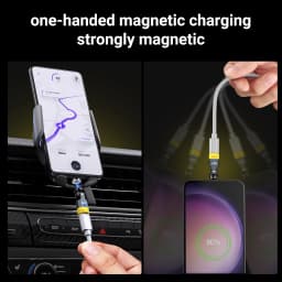 AUFU 1PIN Magnetic OTG Adapter For iPhone Xiaomi 540 Rotate Elbow Magnet Micro USB to Type C Male Converter for HUAWEI Samsung