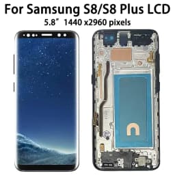TFT Quality For Samsung S8 G950 Lcd Display Digital Touch Screen with Frame Assembly For Samsung S8+ S8 Plus G955 Display