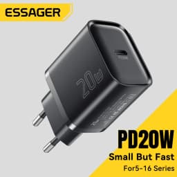 Essager Mini 20W USB Type C Charger PD Fast Charging for iPhone 16 15 14 Pro Quick Charge 3.0 Mobile Phone Charger for Samsung