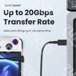 USB3.1 ThunderBolt3 20Gbps Data Adapter For ROG Ally 8K60Hz 140W USB C to C Fast Charge Converter Adapter For MacBook Steam Deck