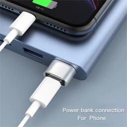 2Pcs USB Type C OTG Converter Portable USB-C Male to Female Adapter Universal Connection for MacBook Laptop Huawei Samsung