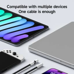 Hagibis USB C to USB C Cable With Protective Cap 240W Type C Cable PD 3.1 Fast Charging Cord for iPhone 16/17 Macbook Pro iPad