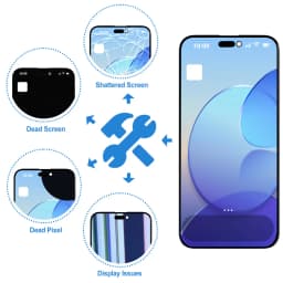A2849 A3105 A3106 A3108 Premium Lcd For IPhone 15 Pro Max Display Touch With 3D Touch Screen Replacement Factory Display
