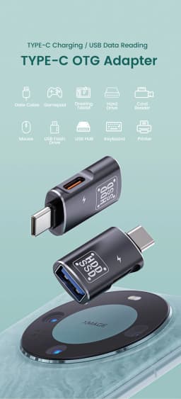 2 In1 Adapter Type C OTG Adapter USB-C Male To USB 2.0 Female Adapter For Macbook Xiaomi HUAWEI Samsung OTG Connector