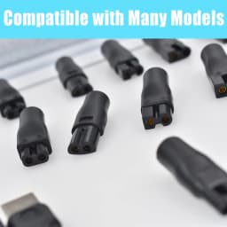 7 PCS Power Cord 5V Replacement Charger USB Adapter Suitable for Electric Hair Clippers, Beard Trimmers, Shavers, Beauty Instrum