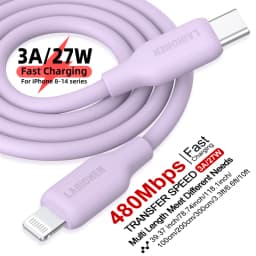 Fast Charging Liquid Silicone Cable for iPhone 14 Pro 13 12 Mini Pro Max XR 11 X iPad For Light iPhone Charging Cord