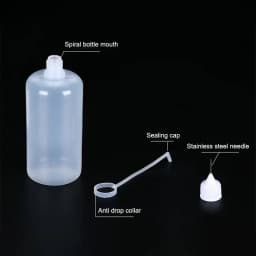 100-5ML Needle Tip Glue Applicator Plastic Bottle Essential Oil Injection Pigment Bottle Mobile phone dropper repair tool