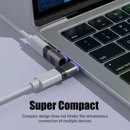 PD 240W Type-C Magnetic Adapter PD3.0 Fast Charging Right Angle USB C Connector Extender for iPhone 16 Macbookair Samsung