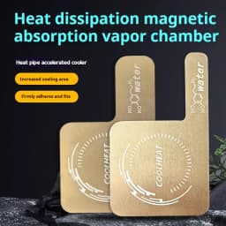 Heat Pipe Plate for Mobile Phone Cooler Dissip Uniform Plate Increases Heat Dissipation Area Aluminum Sheet with Magnet