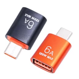 NNBILI 6A USB To Type C OTG Adapter 120W USB-C Male To Type-c Female Charger Converter for Macbook Samsung Data Transfer Adapter