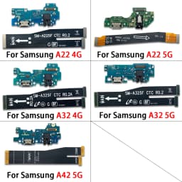 USB Dock Connector Charging Port Flex Cable For Samsung A22 A32 A42 4G 5G A225F A226 A325F A336 Charger Board With Mic Module