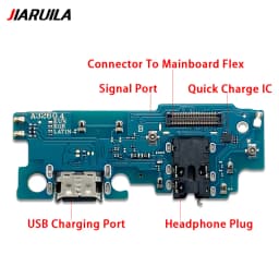 USB Dock Connector Charging Port Flex Cable For Samsung A22 A32 A42 4G 5G A225F A226 A325F A336 Charger Board With Mic Module