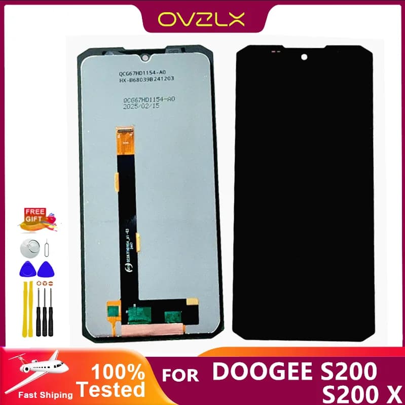 120Hz New Original LCD Display Digitizer Assembly for DoogeeS200 S200X S200Max S200Ultra S200 plus Fire6 Max 6.72'' Phone Repair