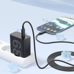 68W USB C Charger Fast Charging with Cable for Motorola Edge Series Moto G06 Power/G86/G85 Razr 60/50 Ultra PD/QC Power Adapter