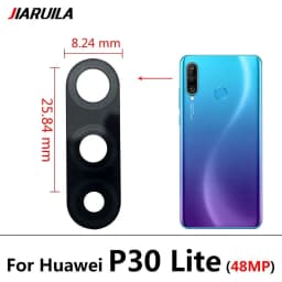 New Back Rear Camera Lens Glass With Ahesive Replacement For Huawei P50 P60 P20 P30 Lite P40 Pro P40 Lite 5G P40 Lite E